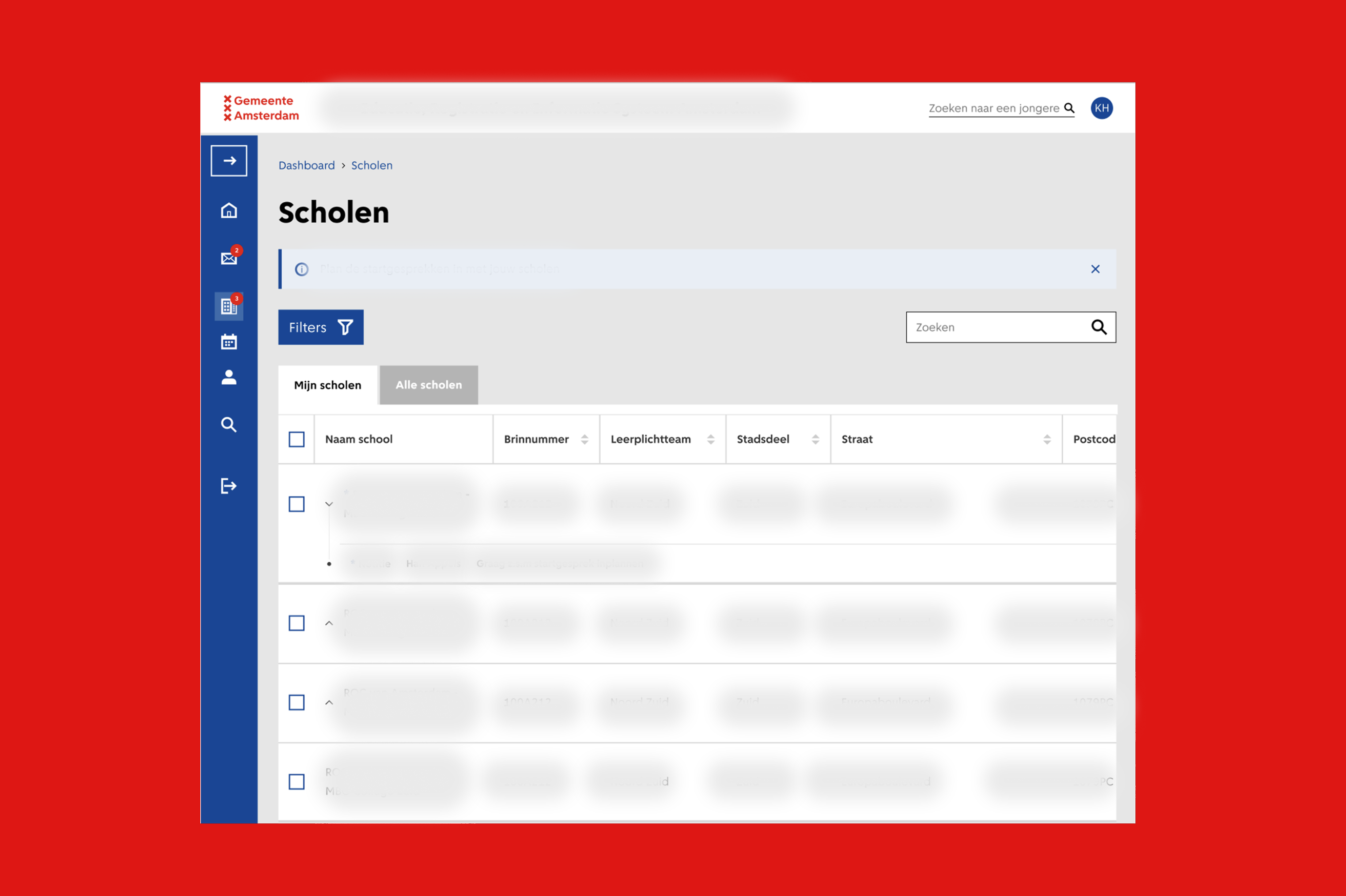 City of Amsterdam: Attendance Officers Portal